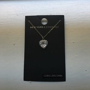 Heart CZ Necklace